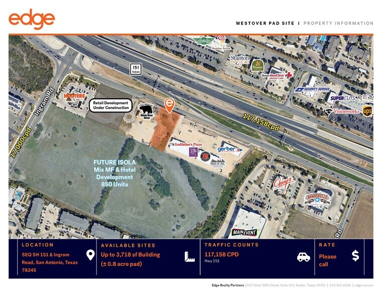 More Photos Of TX 151, San Antonio Land For Lease