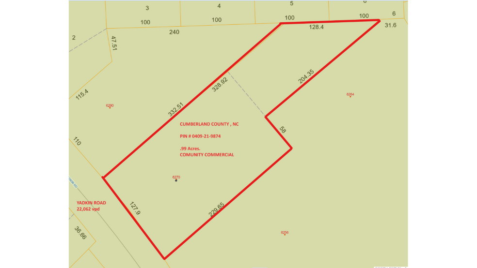 Primary Photo Of 6270 Yadkin Rd, Fayetteville Land For Sale