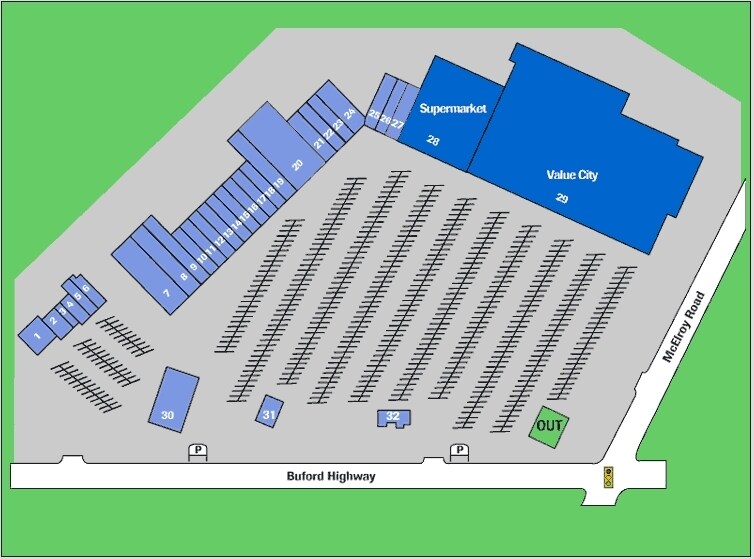 More Photos Of 5754-5772 Buford Hwy NE, Atlanta Unknown For Lease