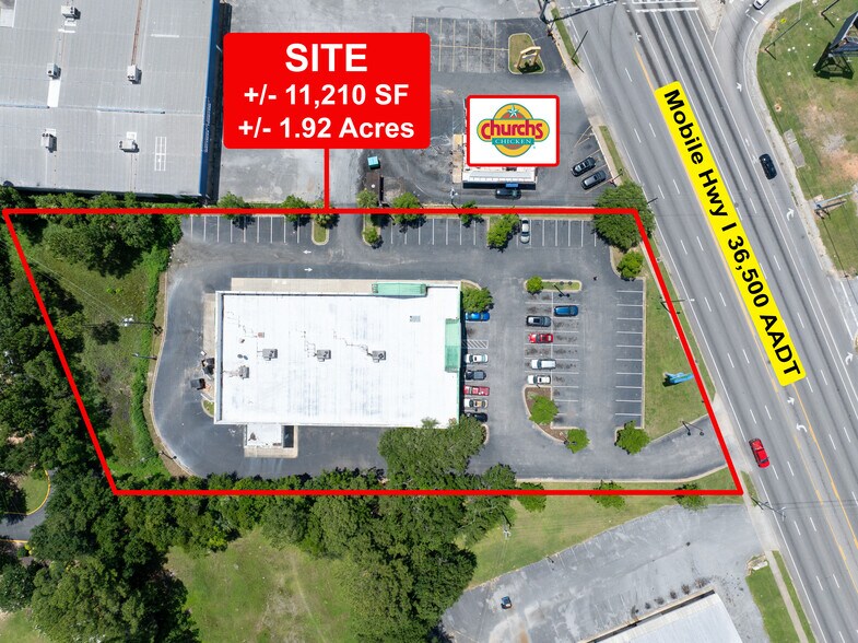 More Photos Of 4510 Mobile Hwy, Pensacola Freestanding For Sale