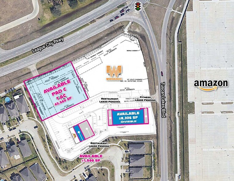 More Photos Of League City Parkway @ Tuscan Lakes Blvd, League City Unknown For Lease