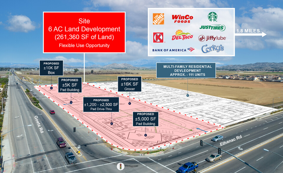 Primary Photo Of NEC Ethanac & Goetz Rd, Perris Land For Lease