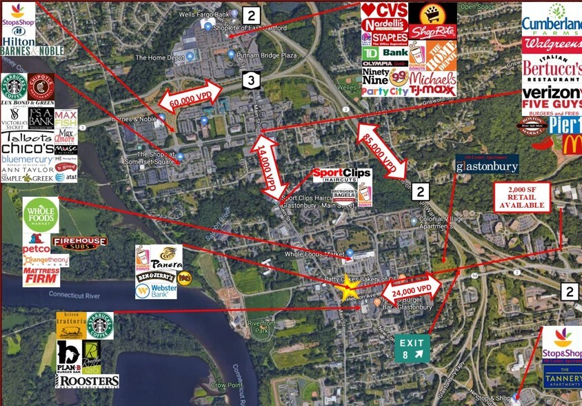 More Photos Of 2450 Main St, Glastonbury Unknown For Lease