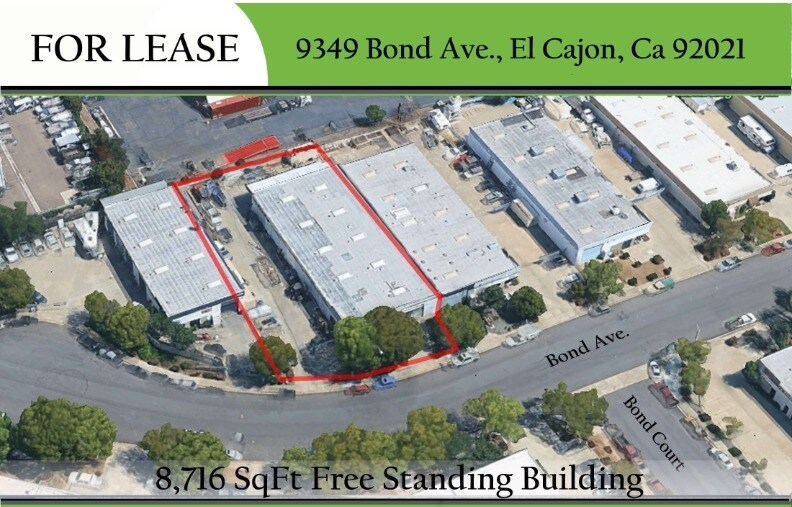 Primary Photo Of 9349 Bond Ave, El Cajon Light Manufacturing For Lease