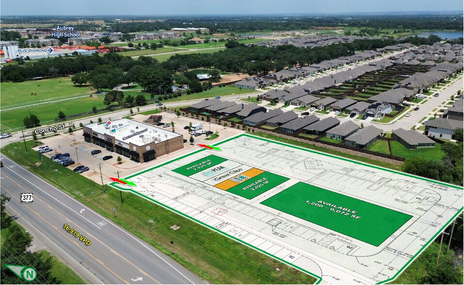 More Photos Of 1001 US-377, Aubrey Freestanding For Lease