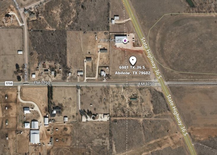 Primary Photo Of 6981 Highway 36 South, Abilene Land For Sale