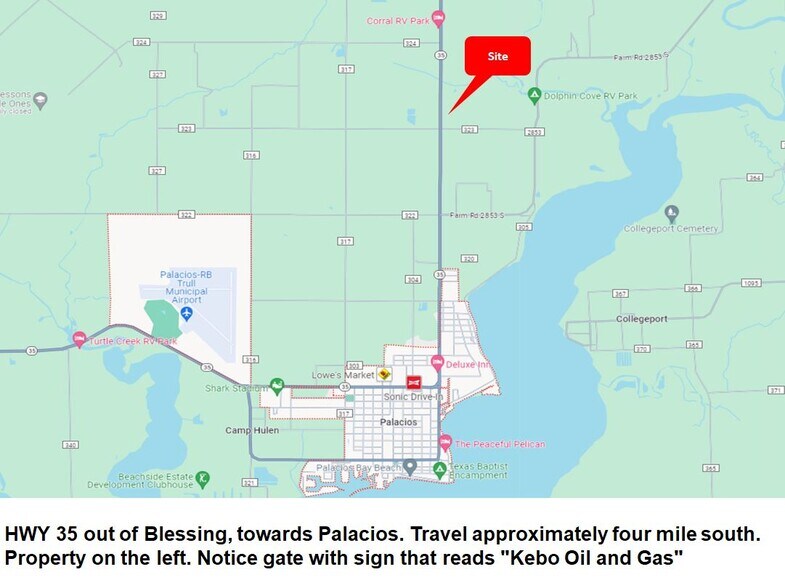 More Photos Of 19169 Texas 35, Palacios Land For Sale