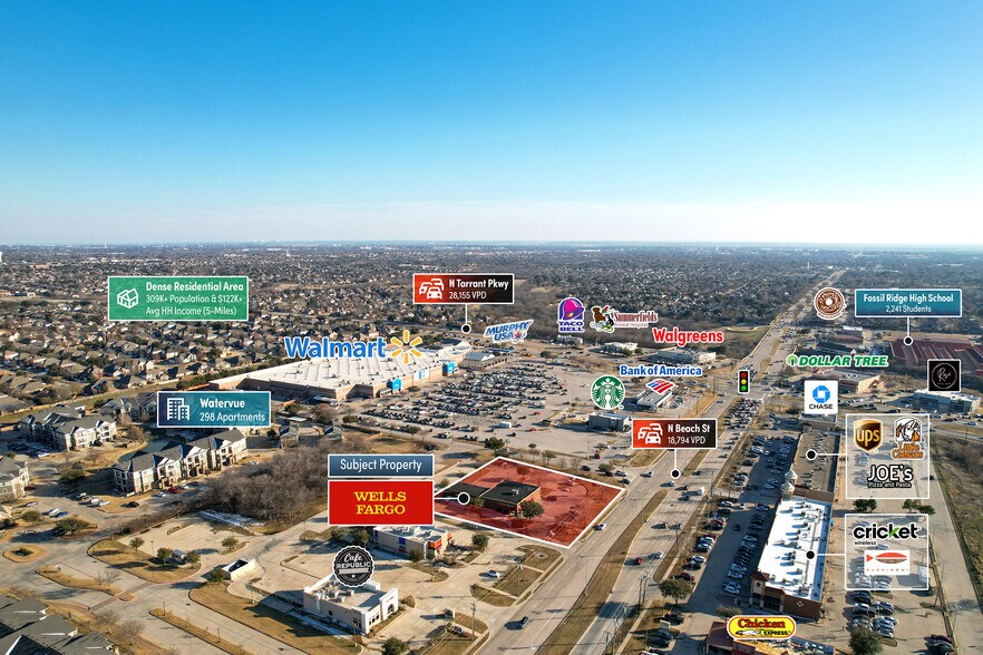 More Photos Of 8600 N Beach St, Fort Worth Bank For Sale