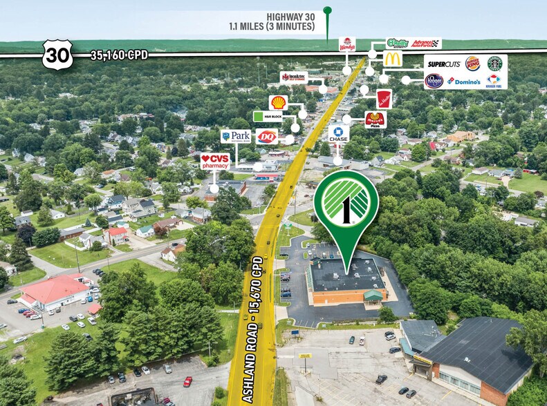 More Photos Of 770 Ashland Rd, Mansfield Freestanding For Sale