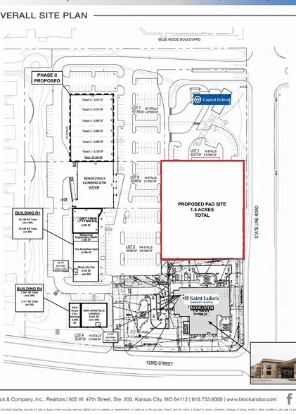 More Photos Of W State Line & 133rd St, Leawood Land For Lease