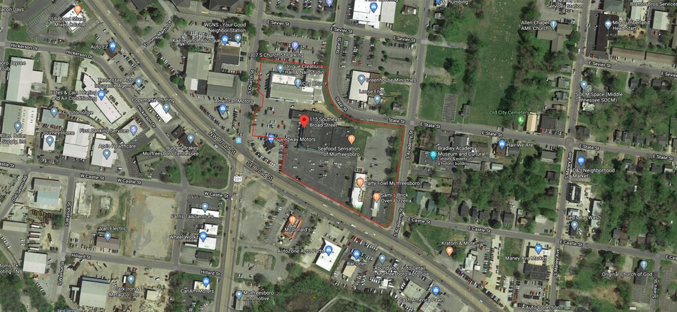 More Photos Of 115-123 SE Broad St, Murfreesboro Unknown For Lease