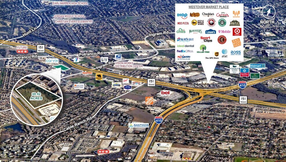 More Photos Of State Highway 151 & Loop 410, San Antonio Land For Sale