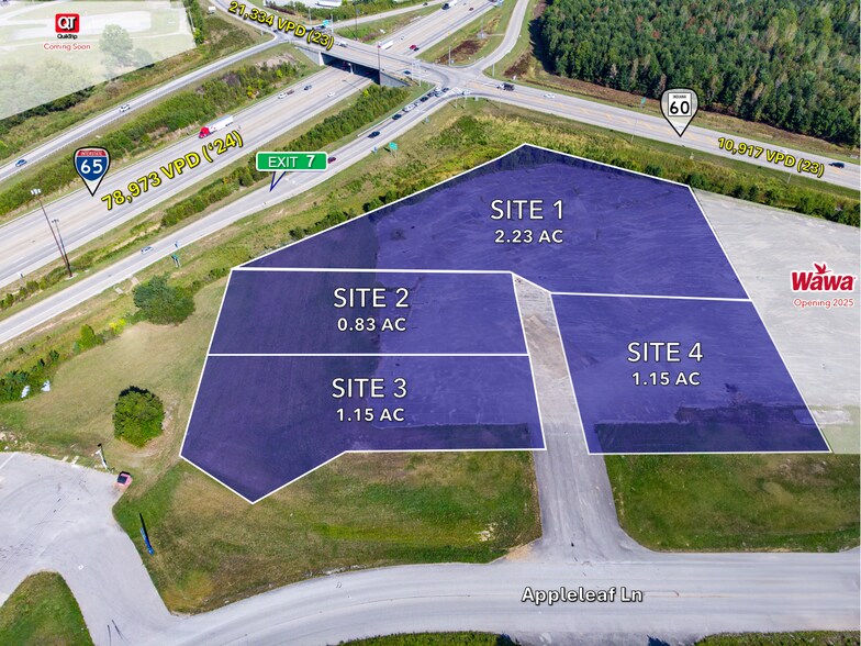 More Photos Of 7312 Appleleaf Lane, Sellersburg Land For Lease