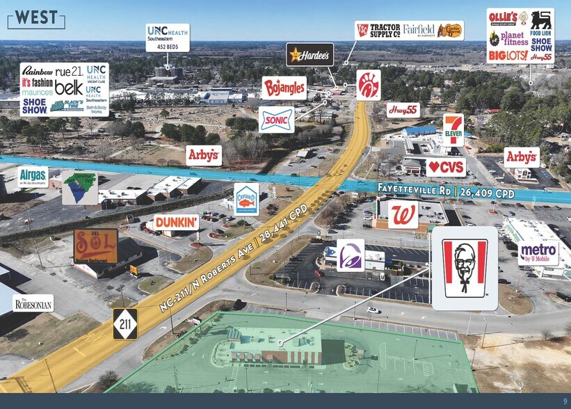 More Photos Of 2000 N Roberts Ave, Lumberton Fast Food For Sale
