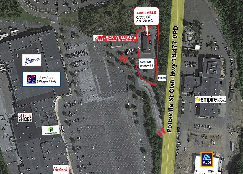 More Photos Of 7340 Fairlane Village Mall, Pottsville Freestanding For Sale