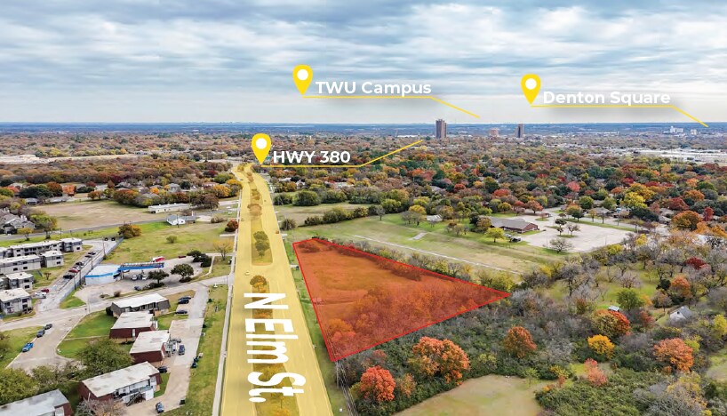 More Photos Of 3301 N Elm St, Denton Land For Sale