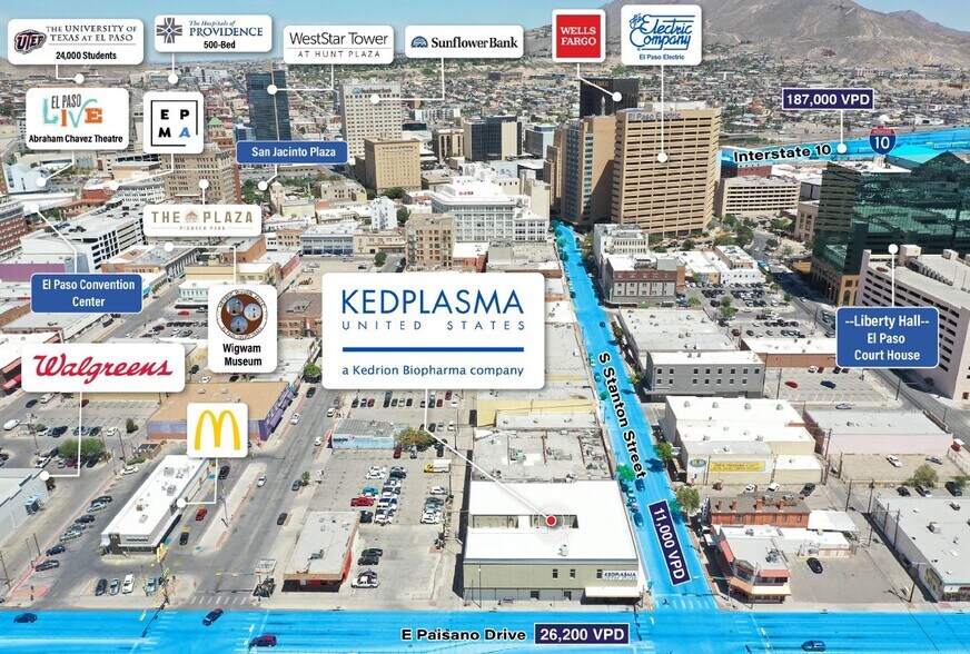 More Photos Of 313 S Stanton St, El Paso Medical For Sale