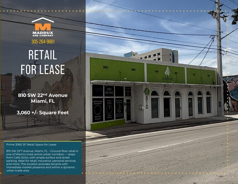 Primary Photo Of 810 SW 22nd Ave, Miami General Retail For Lease
