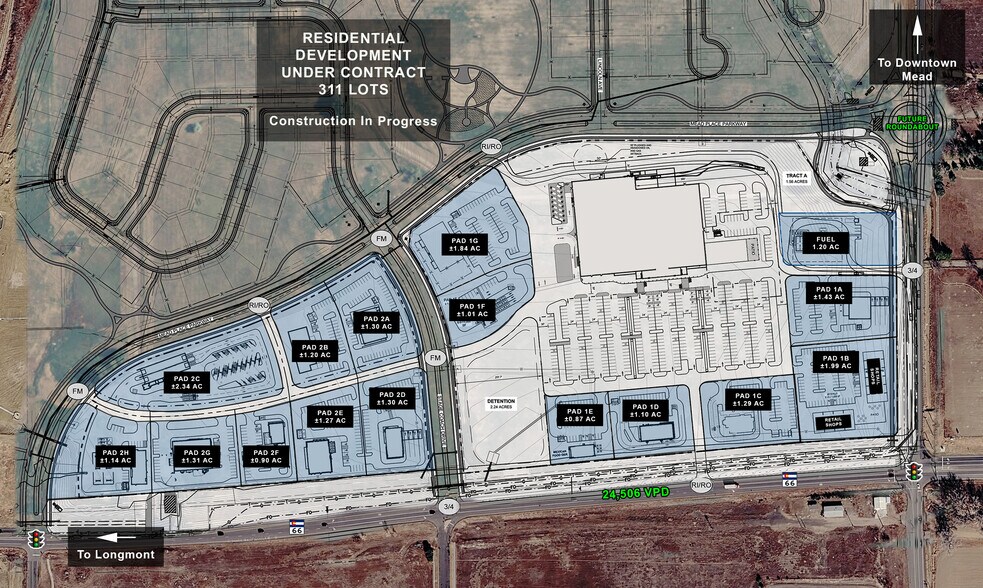 Primary Photo Of NWC Highway 66 & County Rd 7, Mead Land For Lease