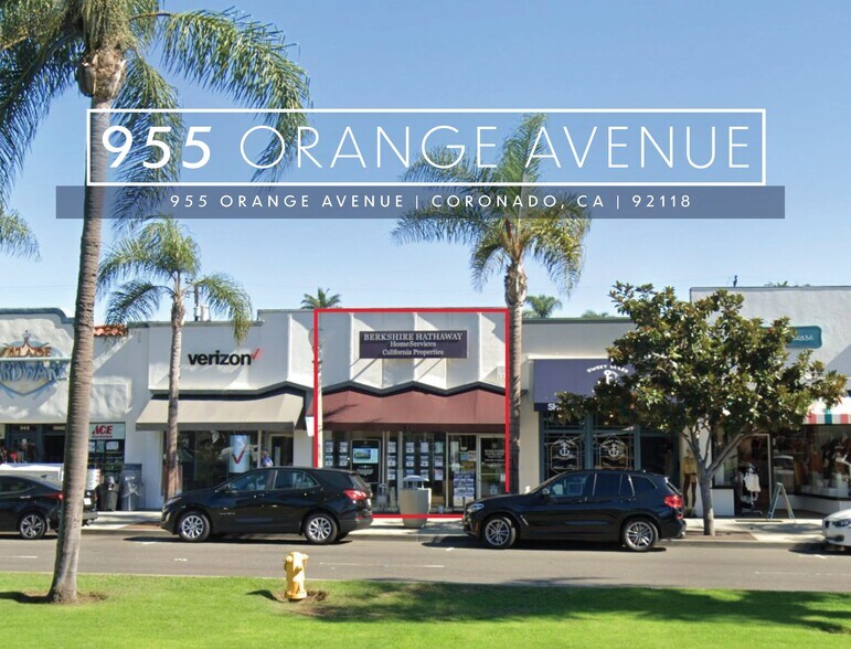 Primary Photo Of 953-955 Orange Ave, Coronado Storefront For Lease