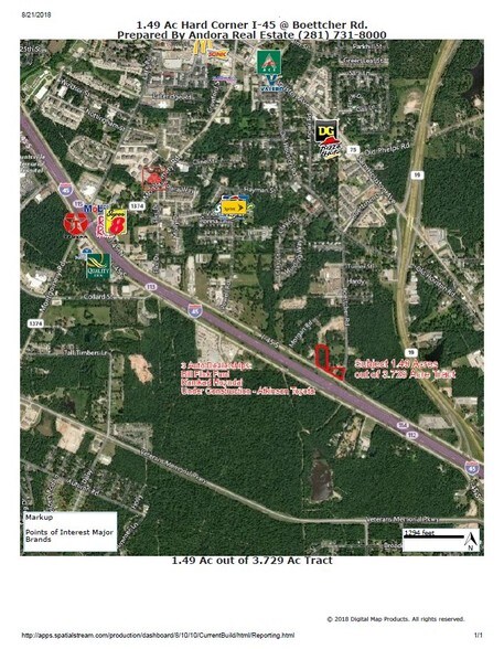 More Photos Of 844 Interstate 45, Huntsville Land For Lease