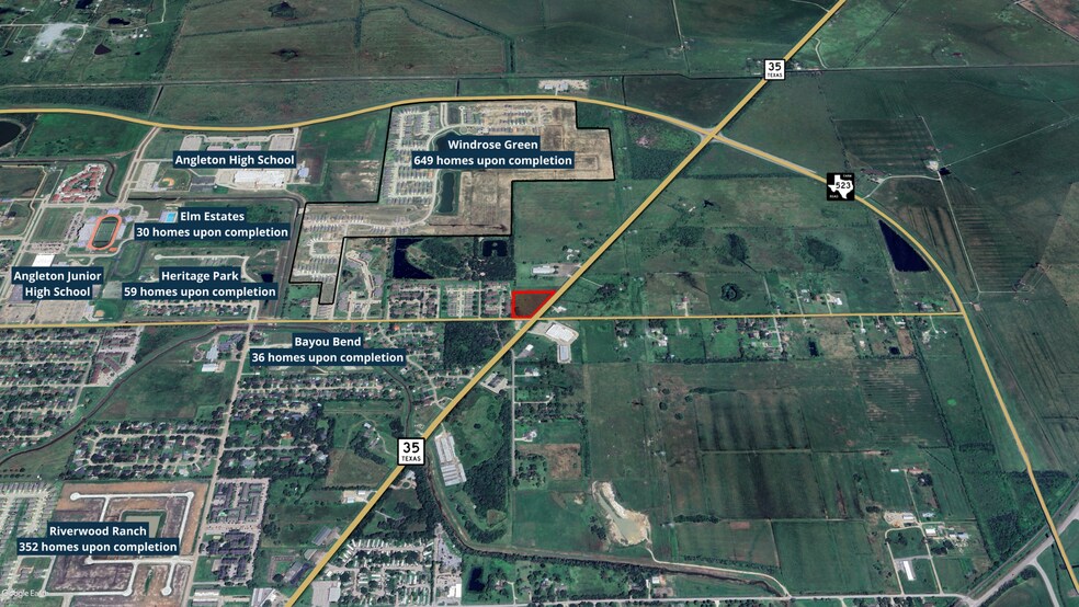 More Photos Of Hwy 35 @ Henderson Rd., Angleton Land For Sale