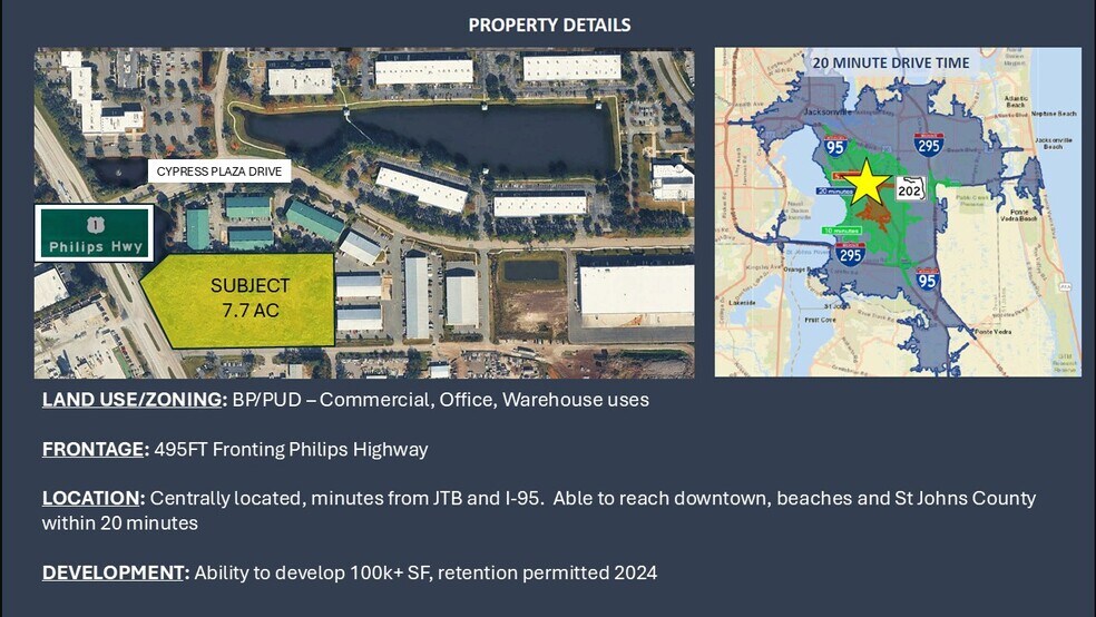 More Photos Of 7445 Philips Hwy, Jacksonville Land For Sale