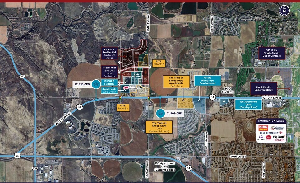 More Photos Of 95TH AVENUE & HIGHWAY 34, Greeley Land For Sale