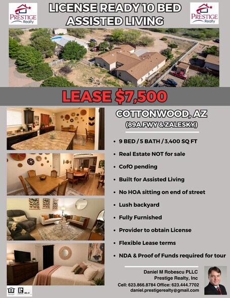 Primary Photo Of Zalesky Rd & Charolais Dr, Cottonwood Assisted Living For Lease