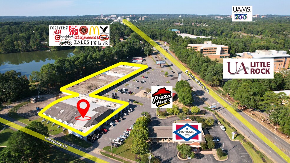 More Photos Of 2800-3018 S University Ave, Little Rock Unknown For Lease