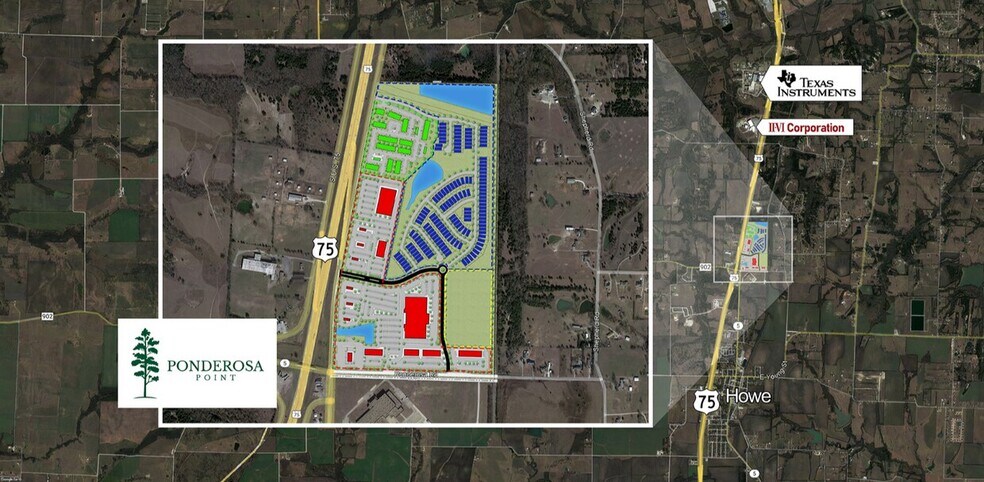 More Photos Of US-75 & Ponderosa Drive, Howe Land For Sale