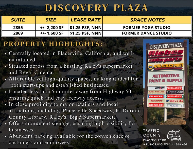 More Photos Of 2849-2889 Ray Lawyer Dr, Placerville Unknown For Lease