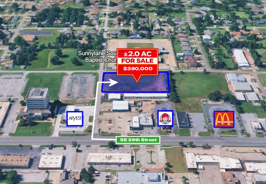 Primary Photo Of 3100 Holliday Dr, Del City Land For Sale