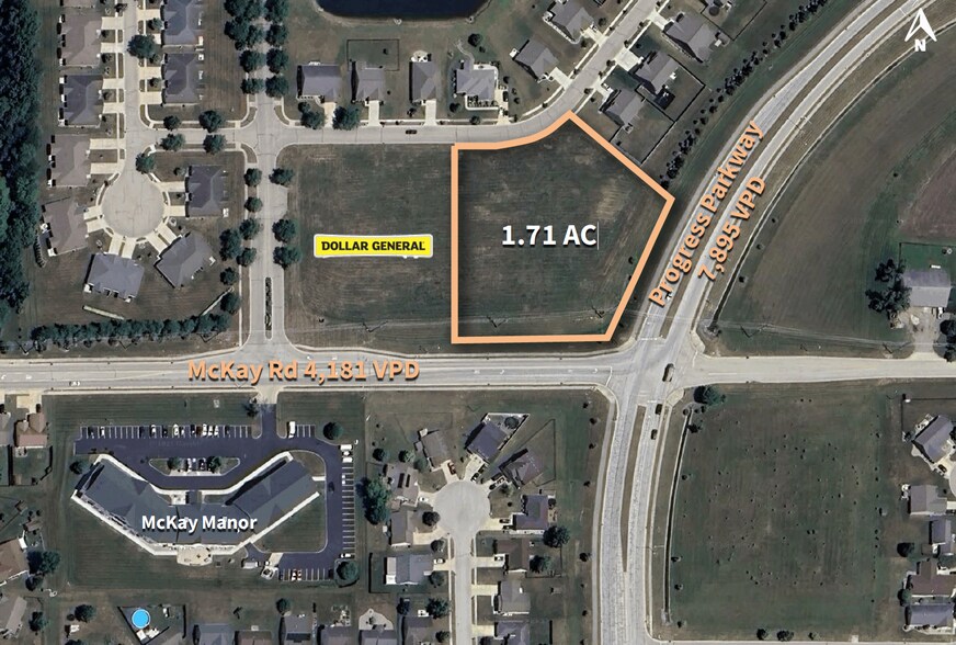 Primary Photo Of McKay Road @ Progress Parkway, Shelbyville Land For Sale