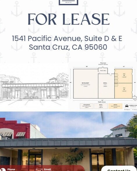 More Photos Of 1541 Pacific Ave, Santa Cruz Storefront For Lease