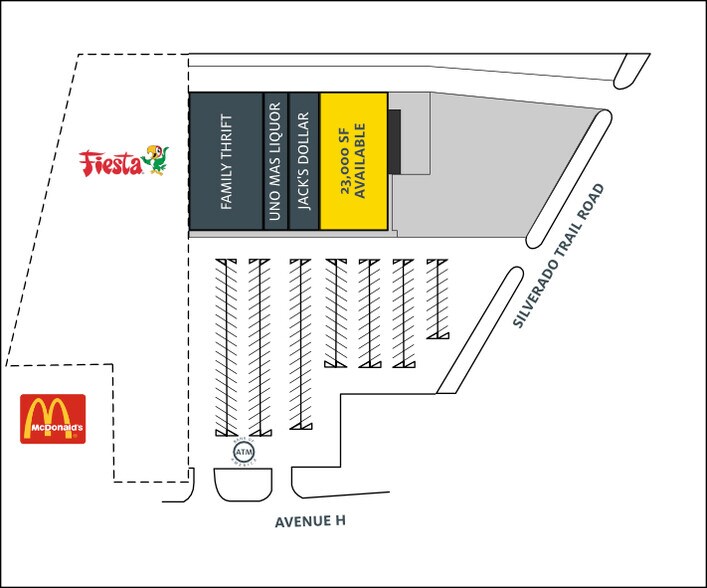 More Photos Of 3801-3803 Avenue H, Rosenberg Unknown For Lease