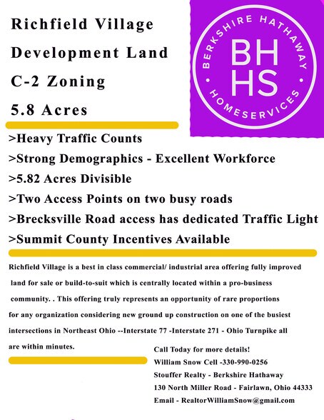 More Photos Of 3065 Brecksville Rd, Richfield Land For Sale