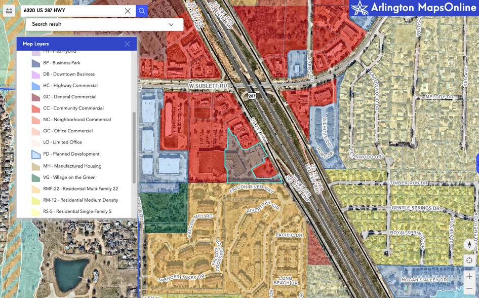 More Photos Of 6220-6230 US 287 HWY, Arlington Unknown For Lease