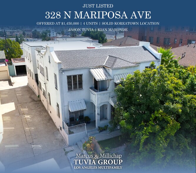Primary Photo Of 328 N Mariposa Ave, Los Angeles Apartments For Sale