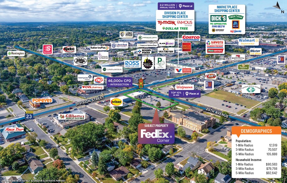 More Photos Of 2423 Division St W, Saint Cloud General Retail For Sale