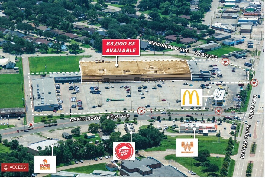 More Photos Of 1250 Garth Rd, Baytown Freestanding For Lease