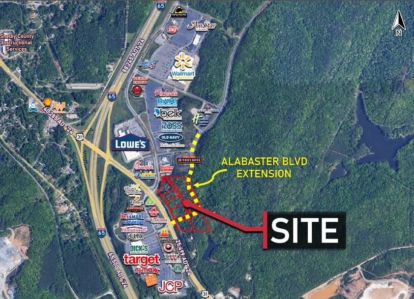 More Photos Of US Hwy 31, Alabaster Land For Sale