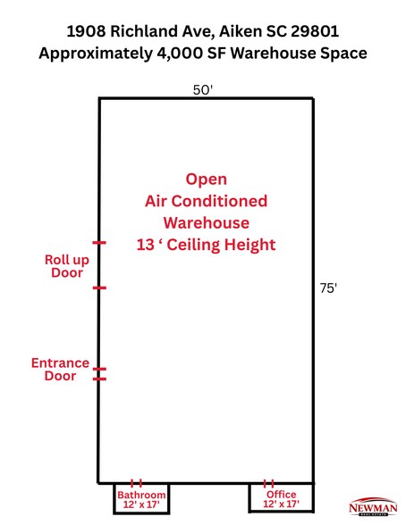 More Photos Of 1908 Richland Ave E, Aiken Warehouse For Lease