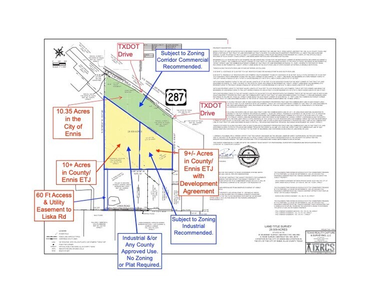More Photos Of Ensign Road & Hwy 287, Ennis Land For Sale