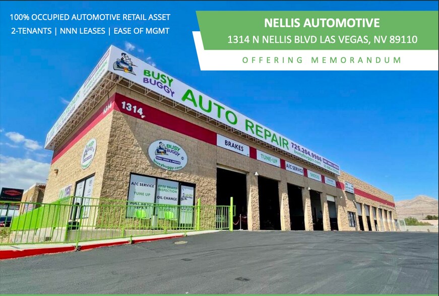 More Photos Of 1314 N Nellis Blvd, Las Vegas Auto Repair For Lease