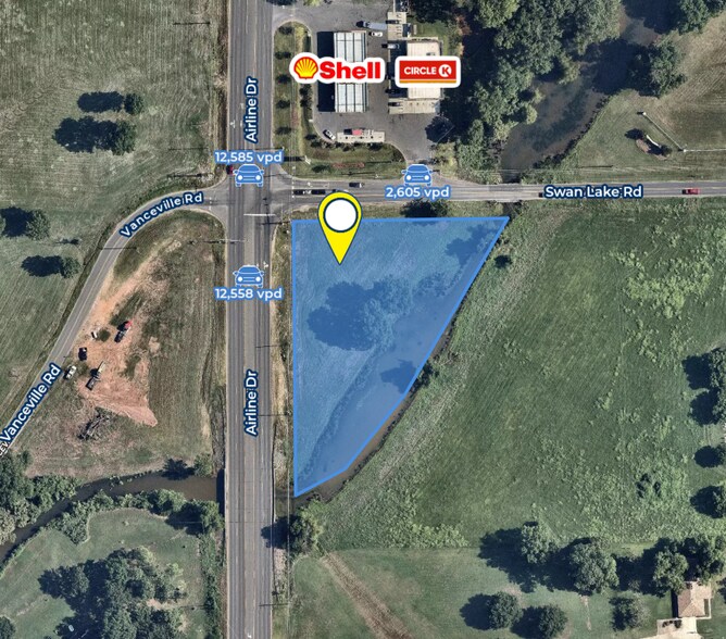 More Photos Of Airline Dr @ Swan Lake rd, Bossier City Land For Sale