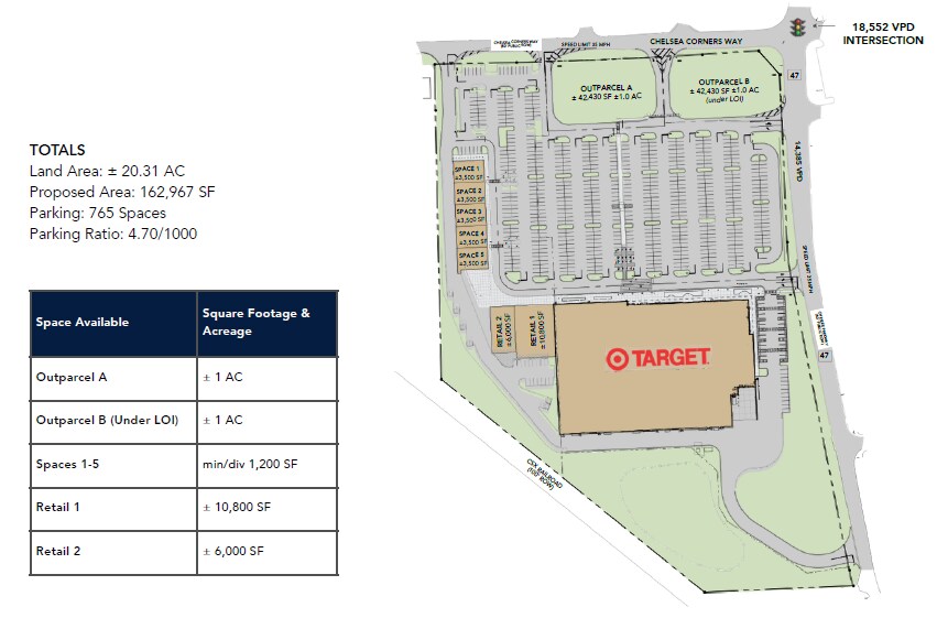 More Photos Of Chelsea Corners Way hwy @ 47, Chelsea Unknown For Lease
