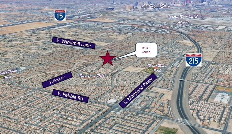 More Photos Of Pollock and Windmill, Las Vegas Land For Sale