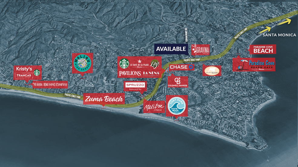 More Photos Of 28955 Pacific Coast Hwy, Malibu Storefront Retail Office For Lease