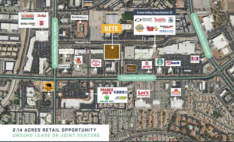 More Photos Of SWC Olympic Ave & Athenian Dr, Henderson Land For Lease